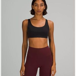 EUC Lululemon In Alignment Straight Strap Bra Light Support A/B Cup